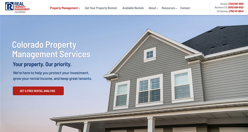 Real Property Management Colorado website