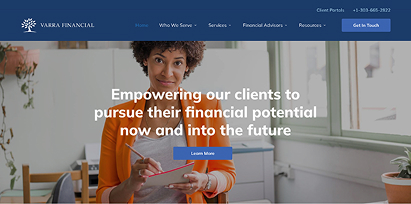 Varra Financial website